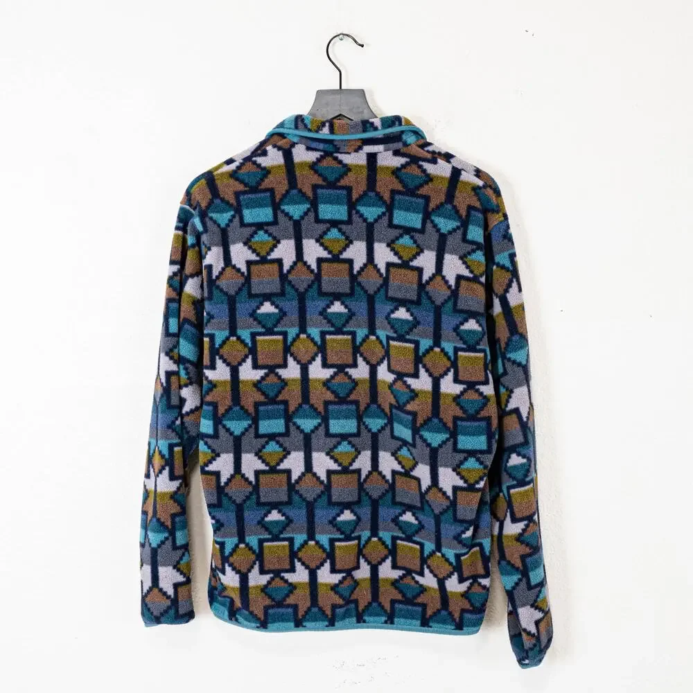 Patagonia Synchilla Snap-T Fleece Pullover Cedar Mesa New Navy size Medium